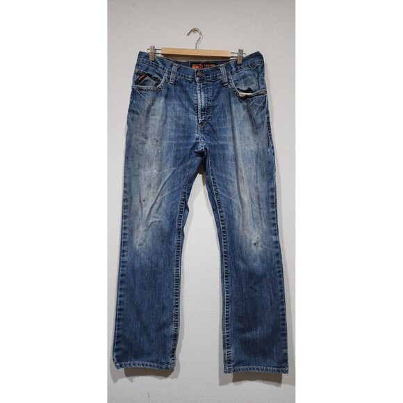 Ariat M4 FR Work Jeans Men's 34 X 34 Low Rise Boot Cut Flame Resistant - Picture 1 of 14